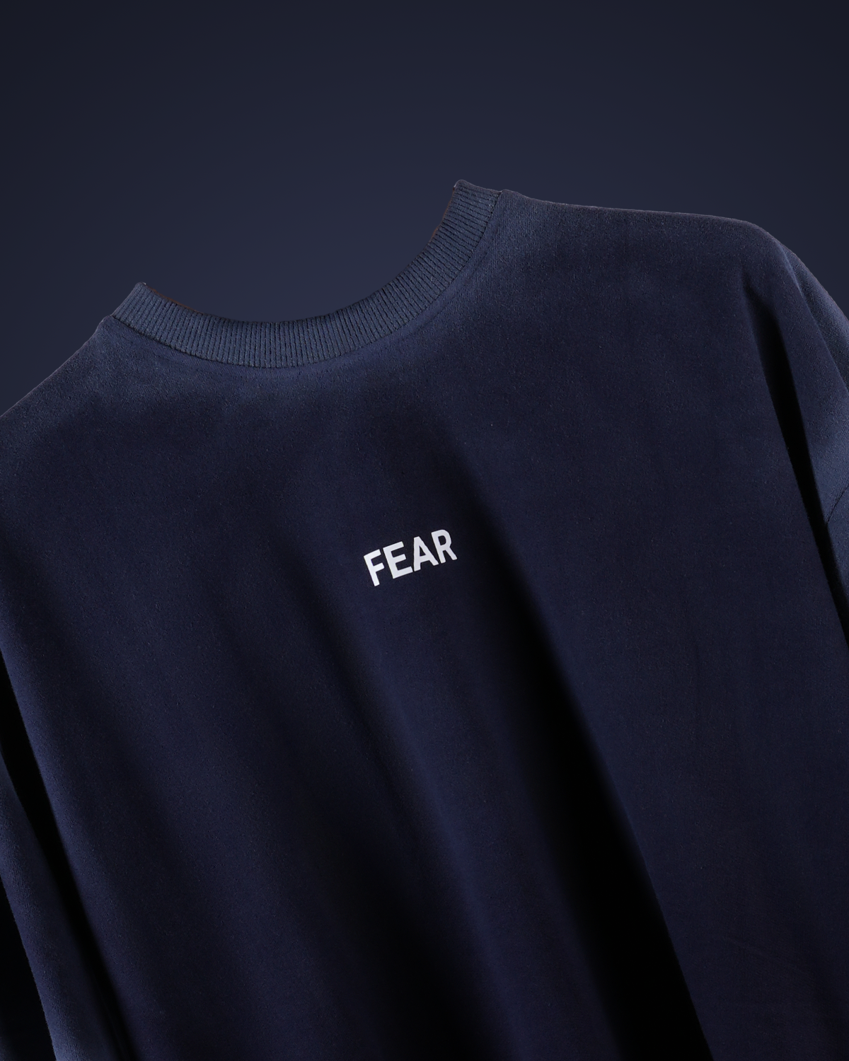 BLUE LOWKEY OVERSIZED T-SHIRT