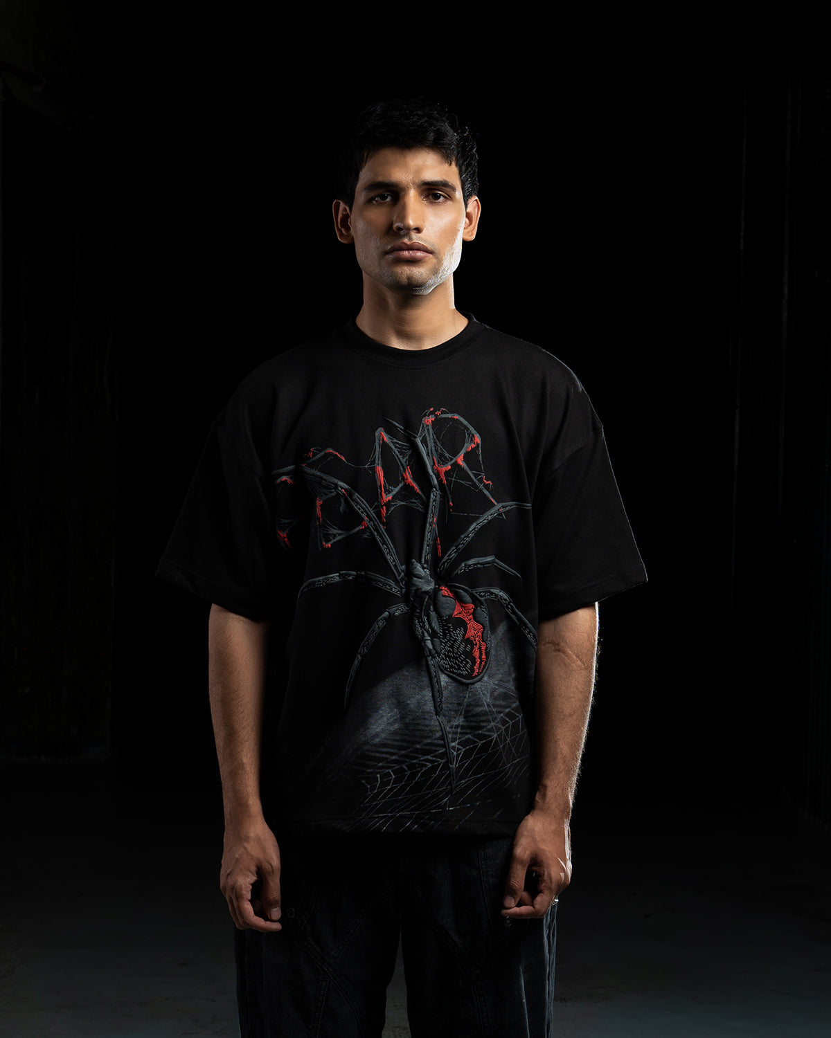 BLACK SPIDER T-SHIRT