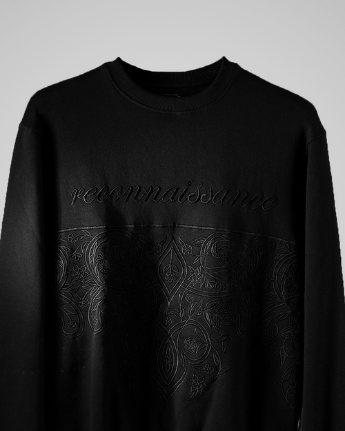BLACK BLOOM SWEATSHIRT