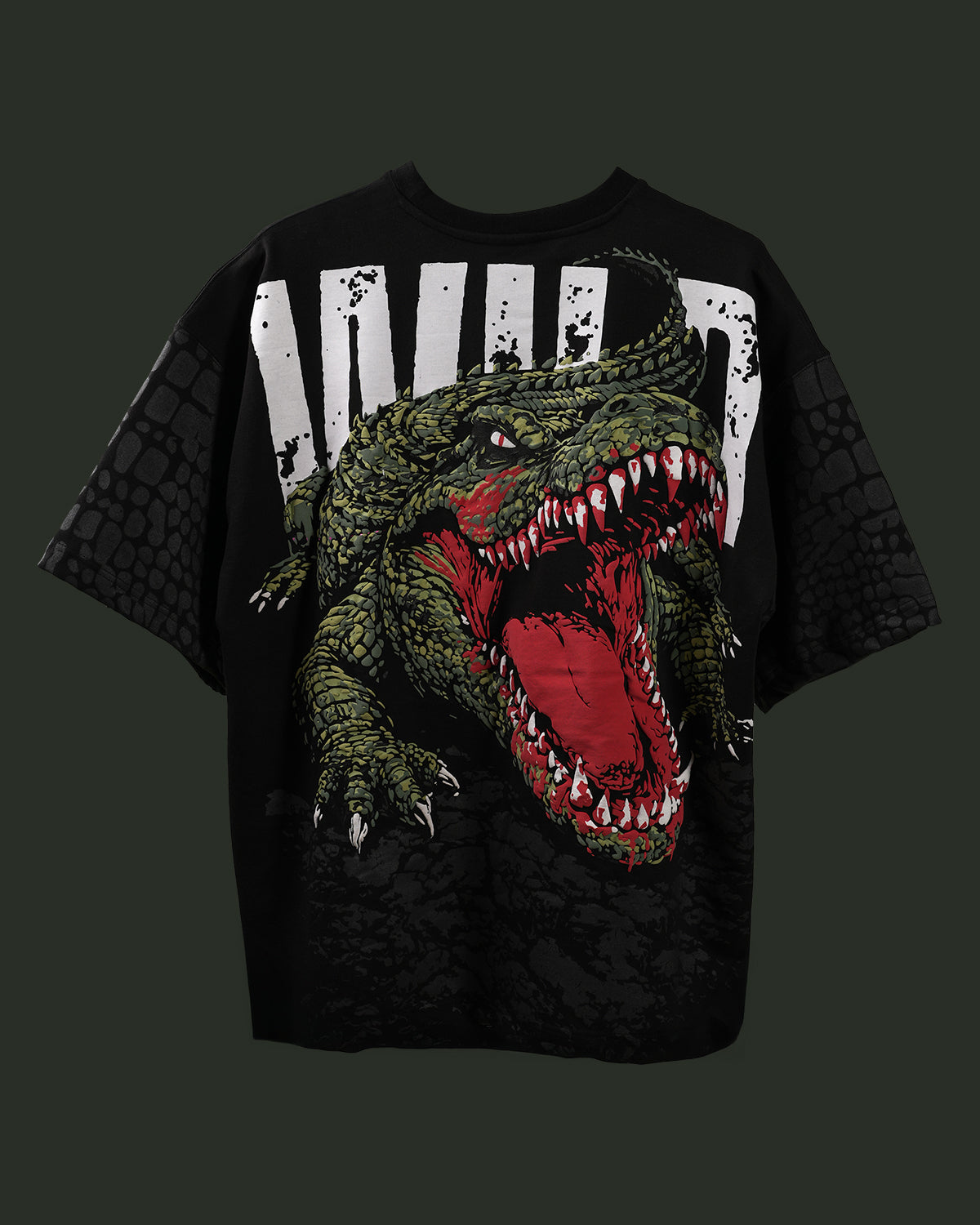 BLACK CROCODILE T-SHIRT