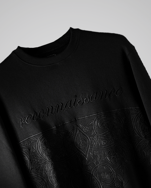 BLACK BLOOM SWEATSHIRT