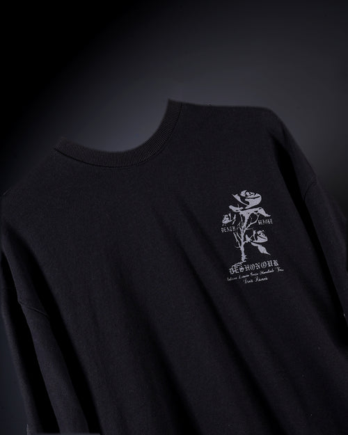 BLACK ROSEBLACK OVERSIZED T-SHIRT