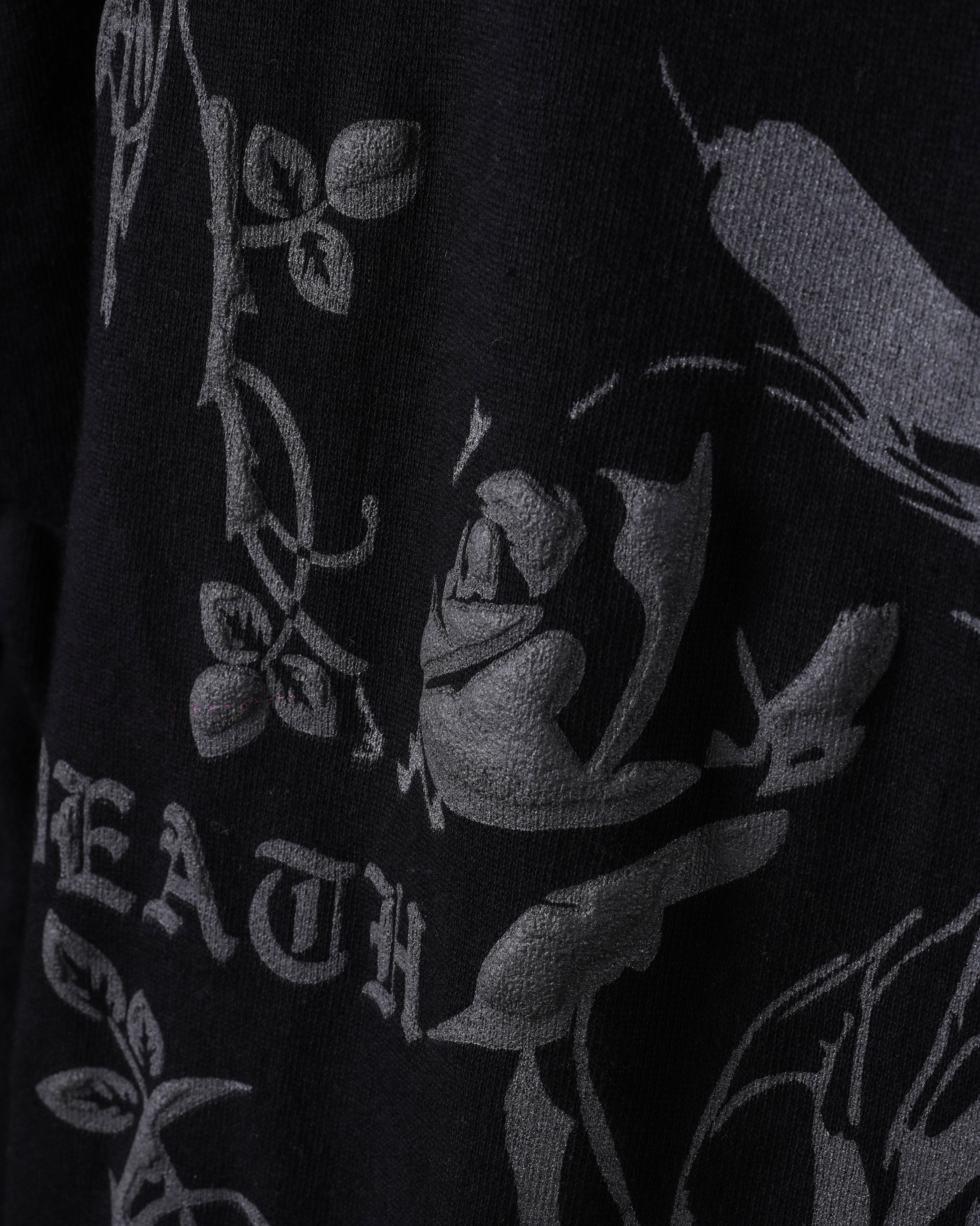 fear-gothic-bloom-oversize-t shirt